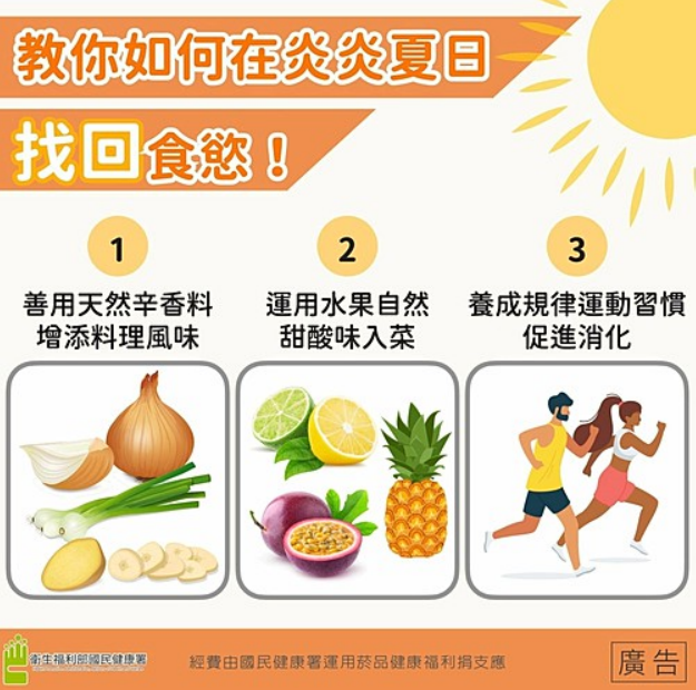 炎炎夏日找回食慾