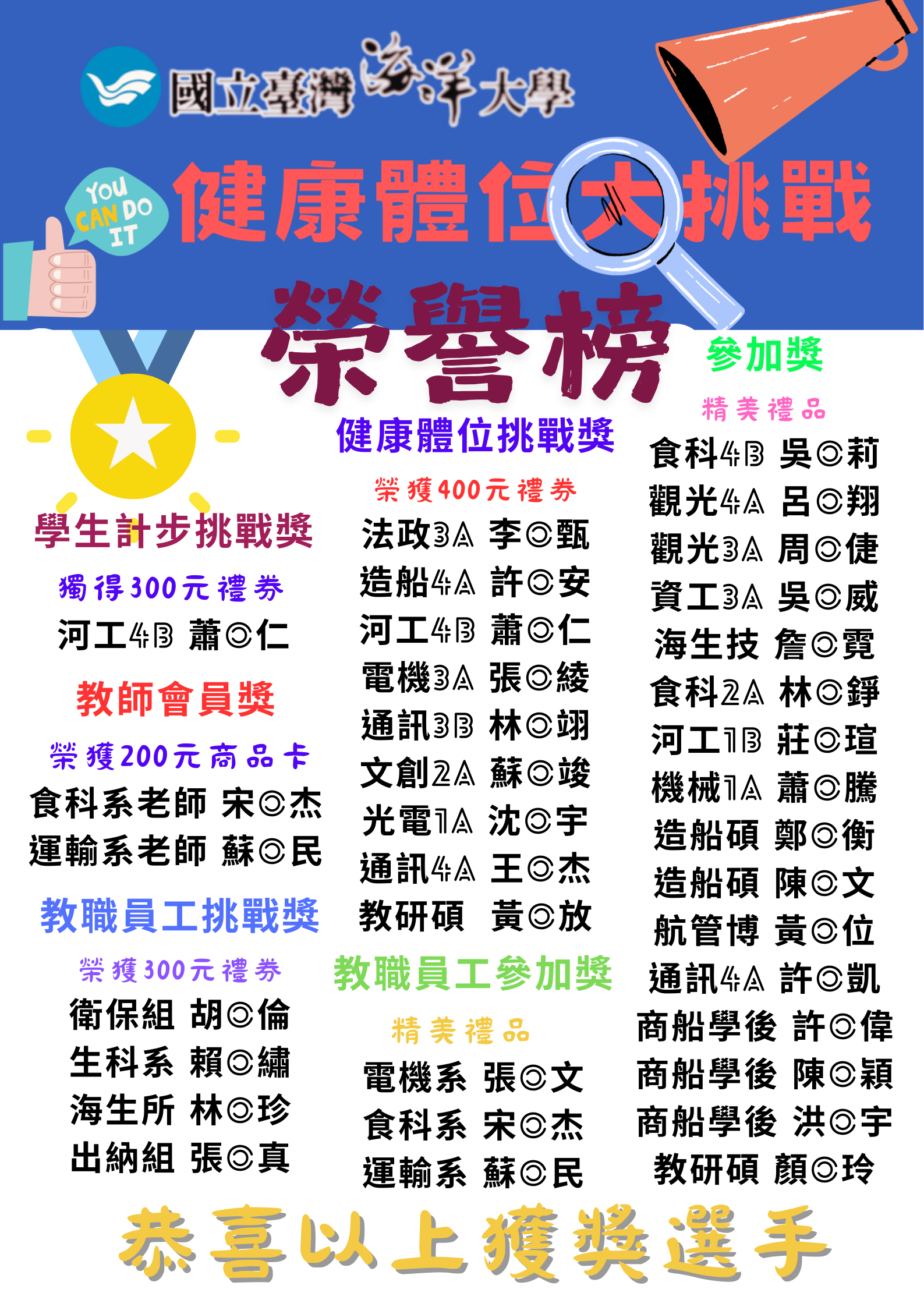 榮譽榜