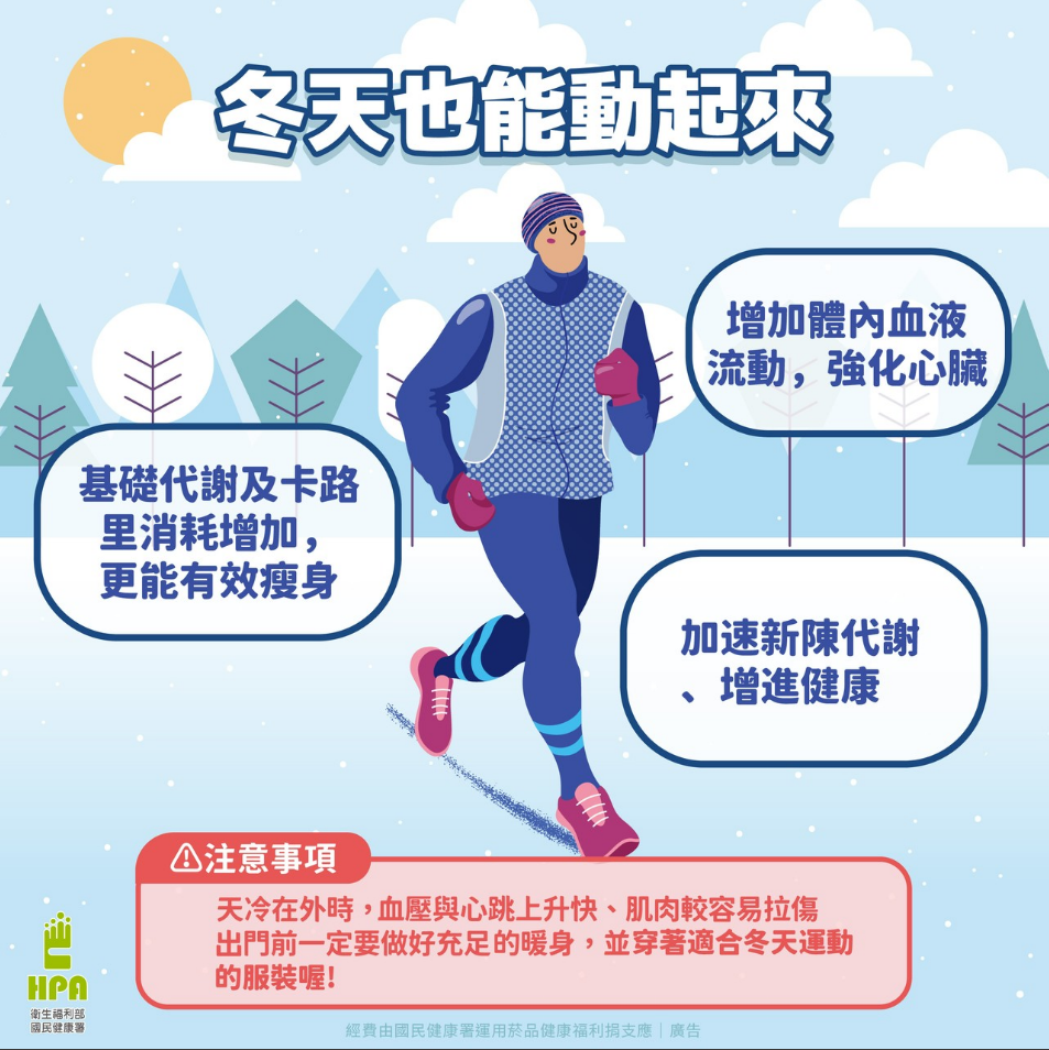 冬天也能動起來